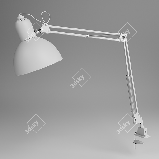 Sleek LED Desk Lamp 3D model image 1