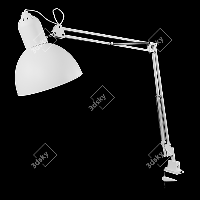 Sleek LED Desk Lamp 3D model image 3