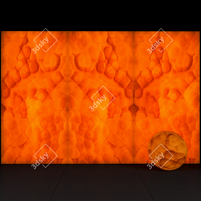 Luxurious Bookmatched Onyx Slabs 3D model image 4