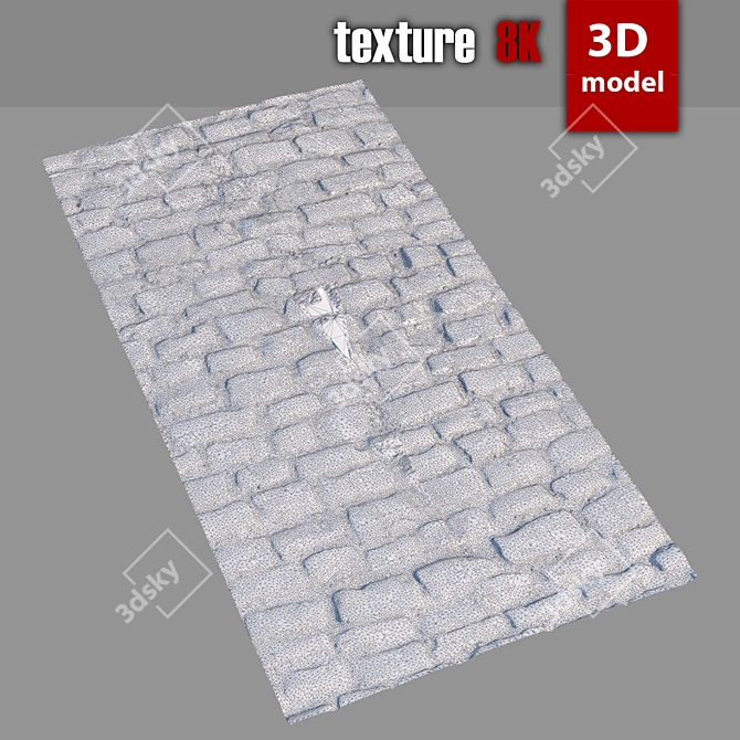 Detailed 3D Road Model 3D model image 3