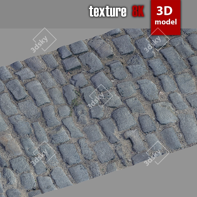 Detailed 3D Road Model 3D model image 4