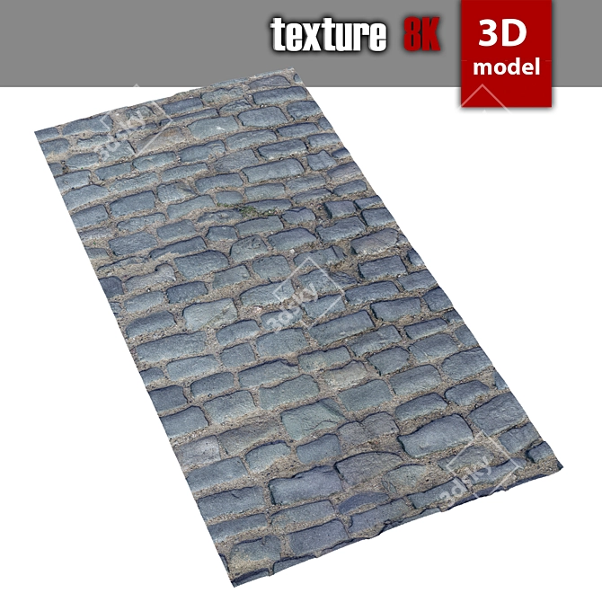 Detailed 3D Road Model 3D model image 5