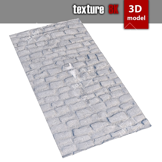 Detailed 3D Road Model 3D model image 8