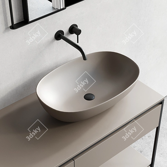 Nic Design Bridge Vanity Set 3D model image 2