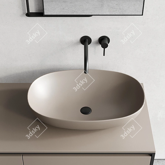 Nic Design Bridge Vanity Set 3D model image 3