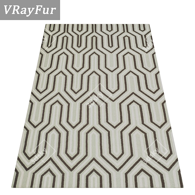 Luxury Carpet Set | High-Quality Textures 3D model image 2