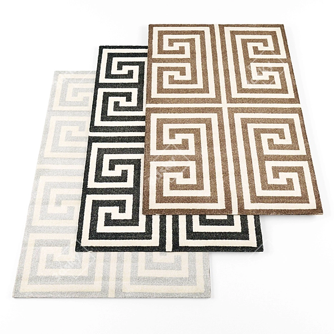 Versatile Rugs - Set of 4 3D model image 1