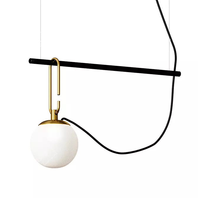 Elegant NH S Pendant Lamp 3D model image 2