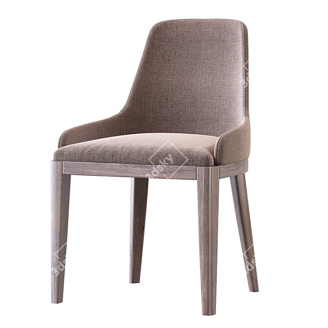 Sleek and Stylish Cleo Chair 3D model image 3