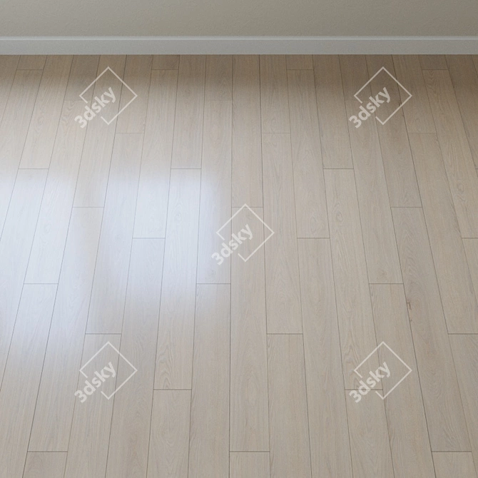 Meridian Oak Parquet: Timeless Elegance 3D model image 2