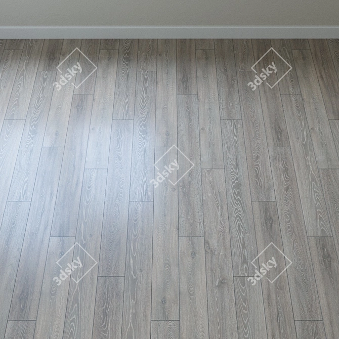 Bedrock Oak Parquet: Timeless Elegance 3D model image 2