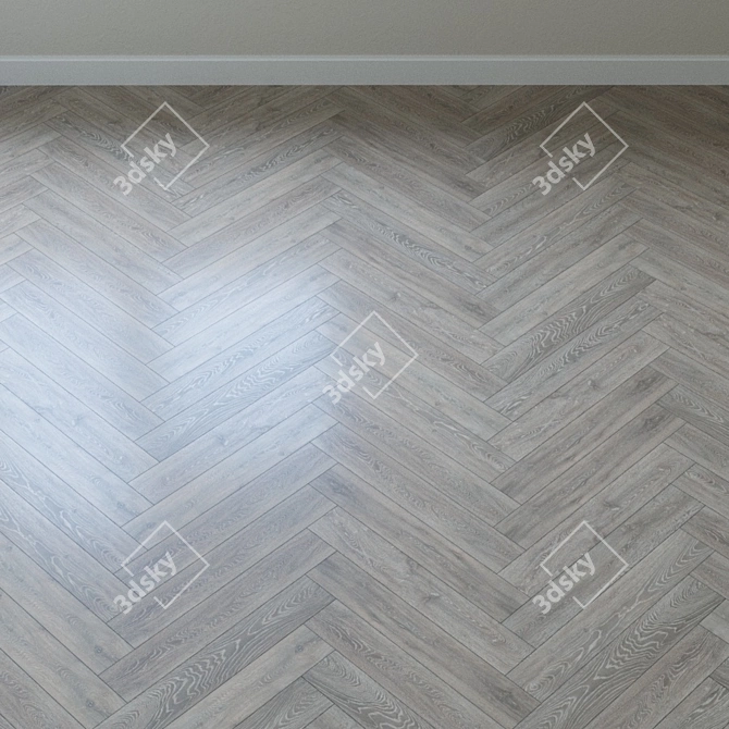 Bedrock Oak Parquet: Timeless Elegance 3D model image 4