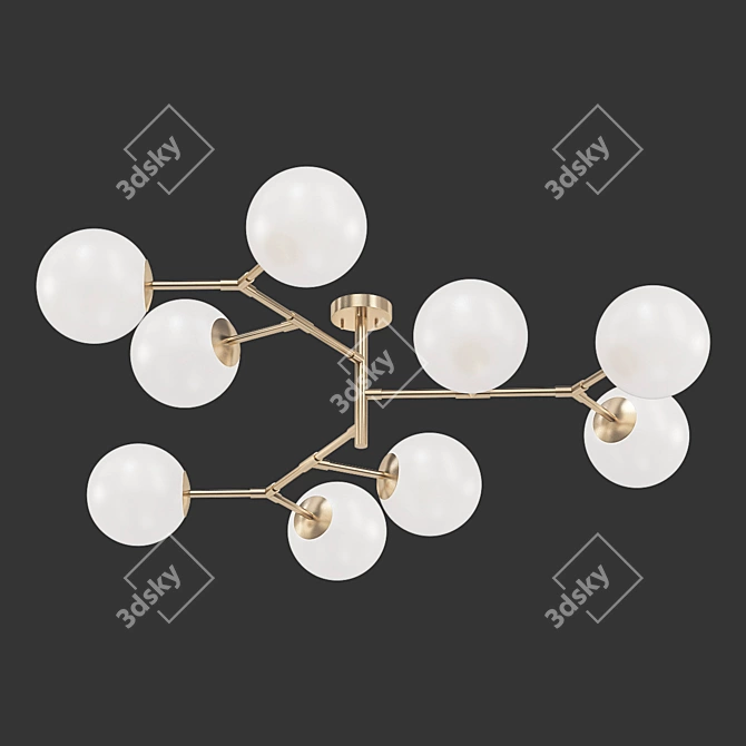 Starry Night Chandelier 3D model image 1