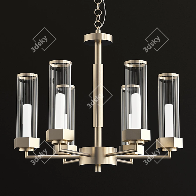 Elegant Illumination: REGENT Ceiling Light 3D model image 1