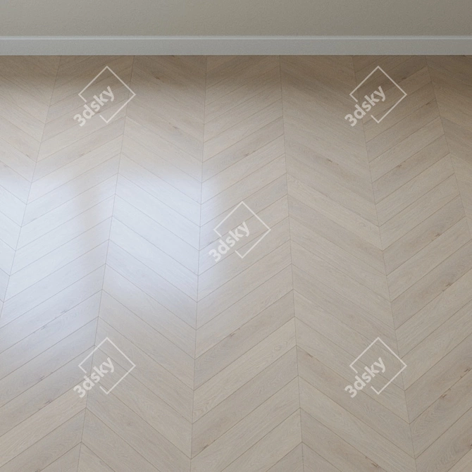 Meridian Oak Parquet: Forte Classic 3D model image 3