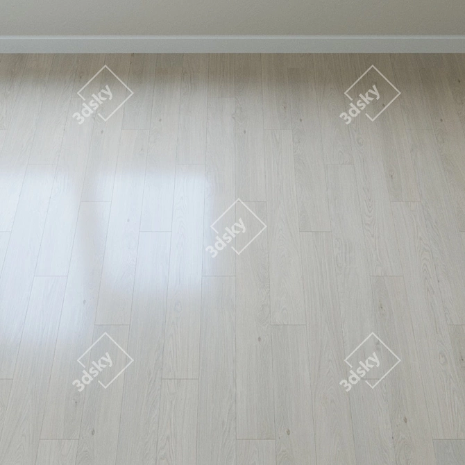 Timeless Elegance Oak Parquet 3D model image 2