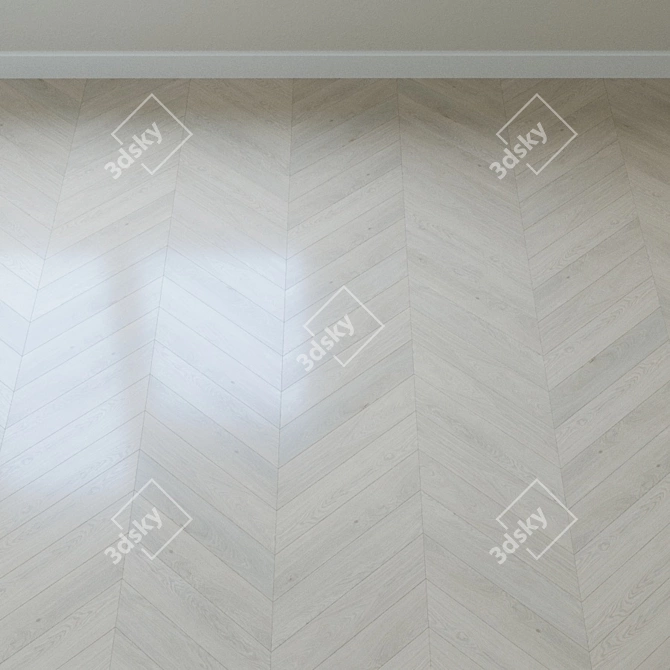 Timeless Elegance Oak Parquet 3D model image 3