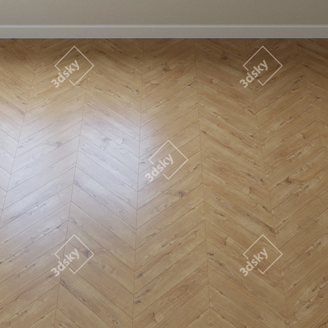 Classic Sherwood Oak Parquet 3D model image 2