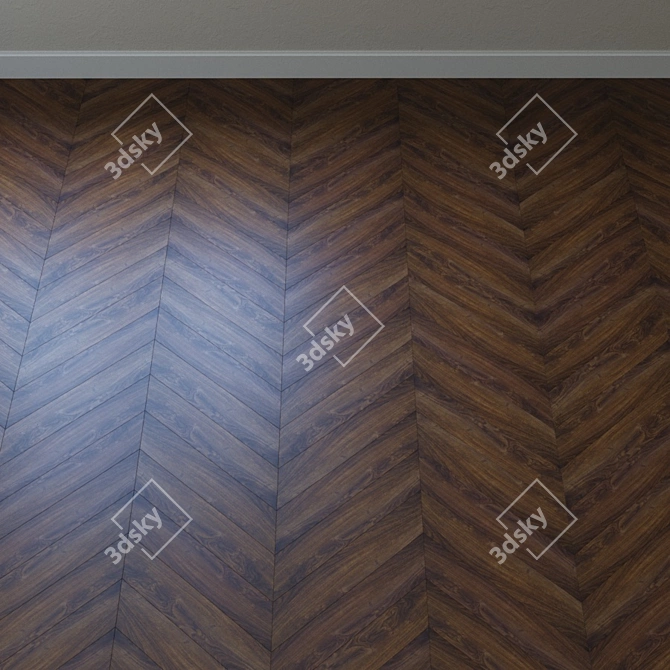 Timeless Elegance Oak Flooring 3D model image 3