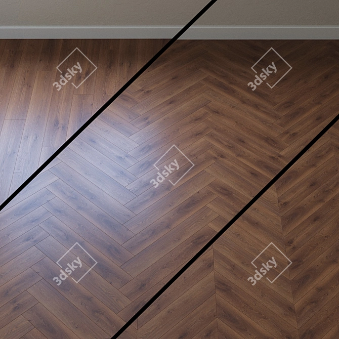 Sophisticate Monaco Oak Parquet 3D model image 1