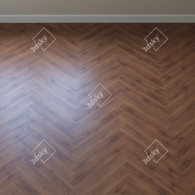 Sophisticate Monaco Oak Parquet 3D model image 3