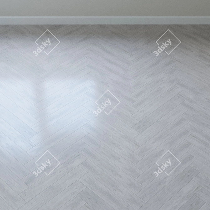 Elegant Forte Classic Oak Flooring 3D model image 3