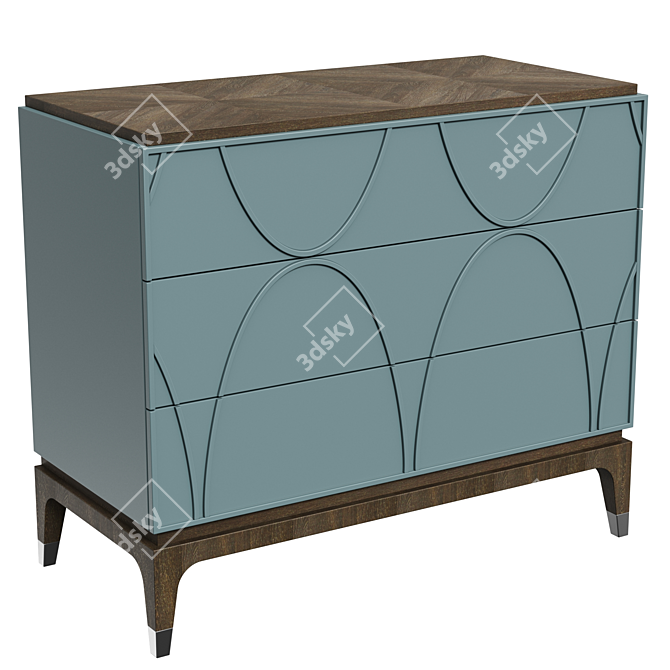 Majorelle Chest of Drawers 3D model image 2