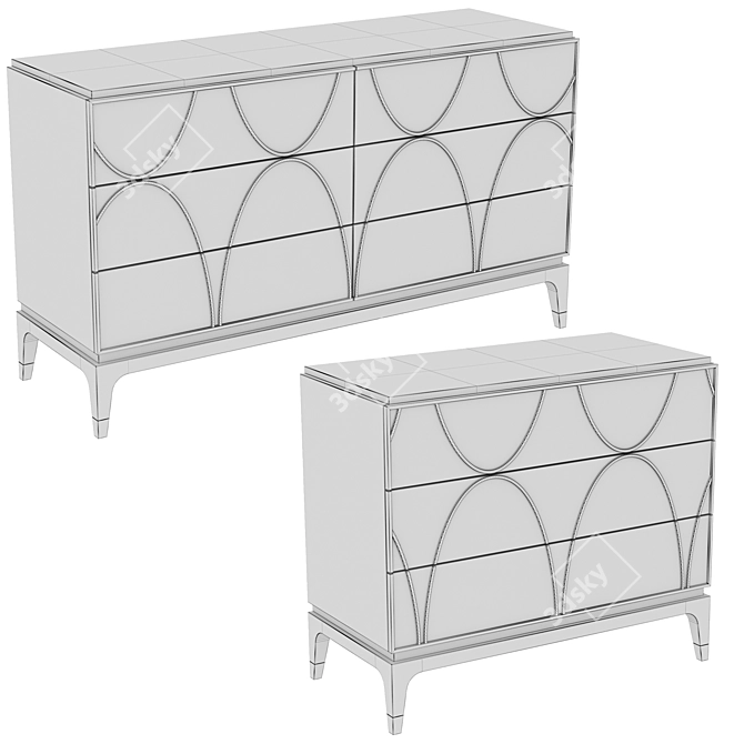 Majorelle Chest of Drawers 3D model image 4