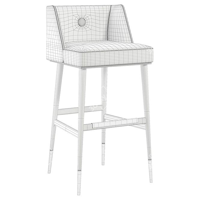 Sleek Bar Chair Getz 3D model image 5