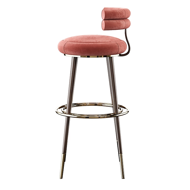 Elegant Betsy Bar Chair 3D model image 2