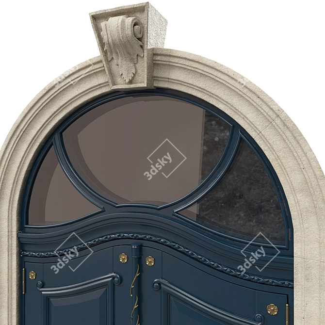 Classic 3D Max Door: 1600mm x H-3000mm 3D model image 4