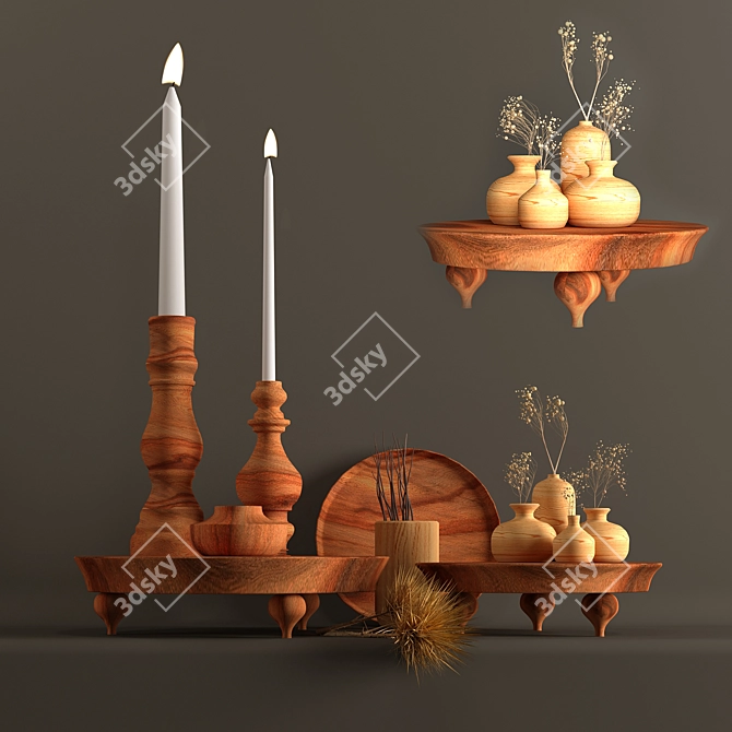 3D Max Decorative Set | Render: Vray+Corona | Format: 3ds Max 2013 3D model image 1