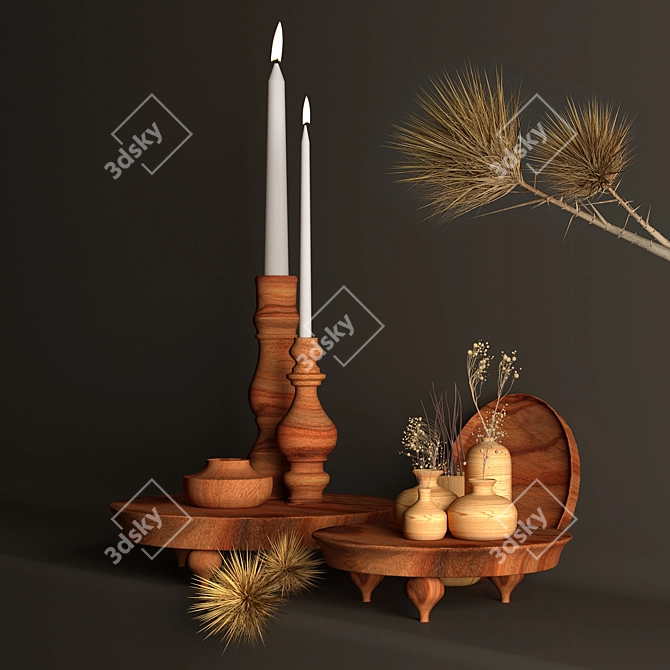 3D Max Decorative Set | Render: Vray+Corona | Format: 3ds Max 2013 3D model image 2