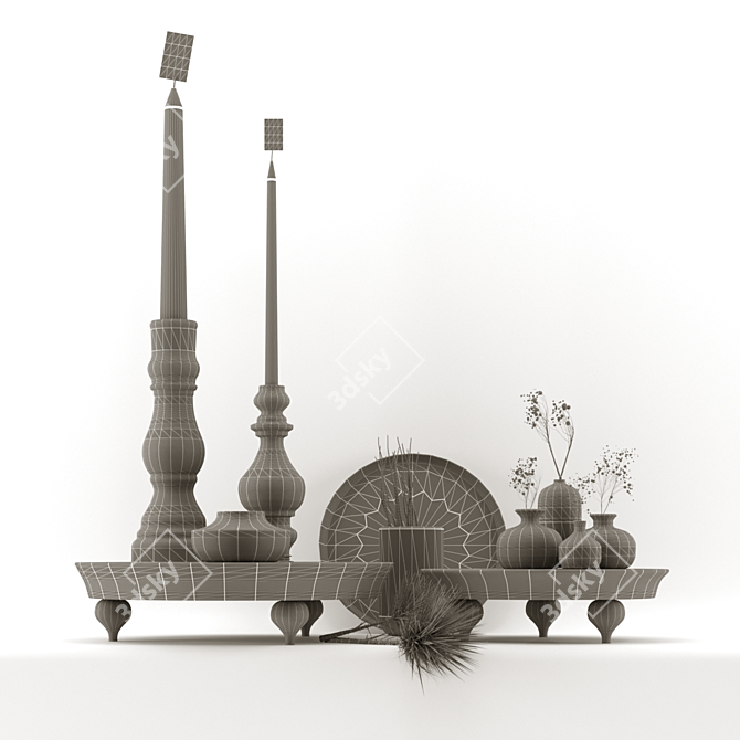 3D Max Decorative Set | Render: Vray+Corona | Format: 3ds Max 2013 3D model image 4