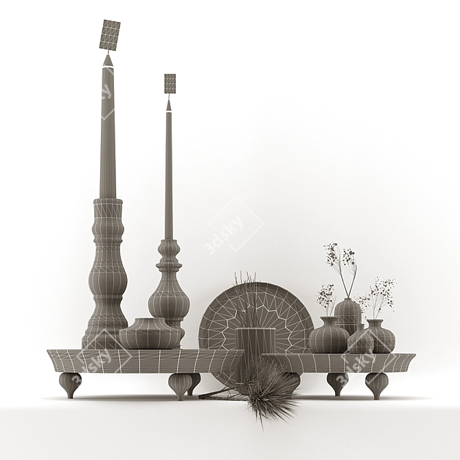 3D Max Decorative Set | Render: Vray+Corona | Format: 3ds Max 2013 3D model image 9