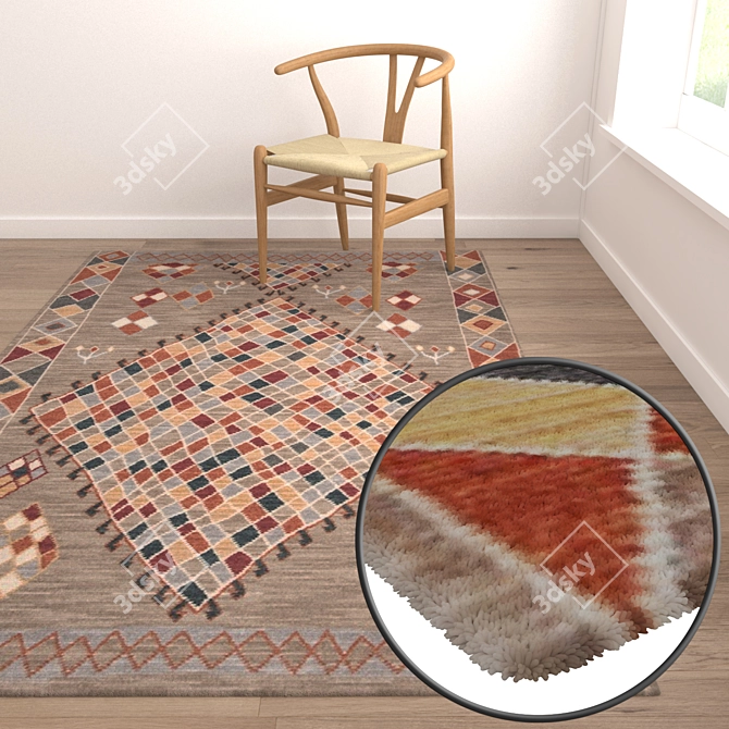 Title: Luxury Carpet Set 3D model image 5