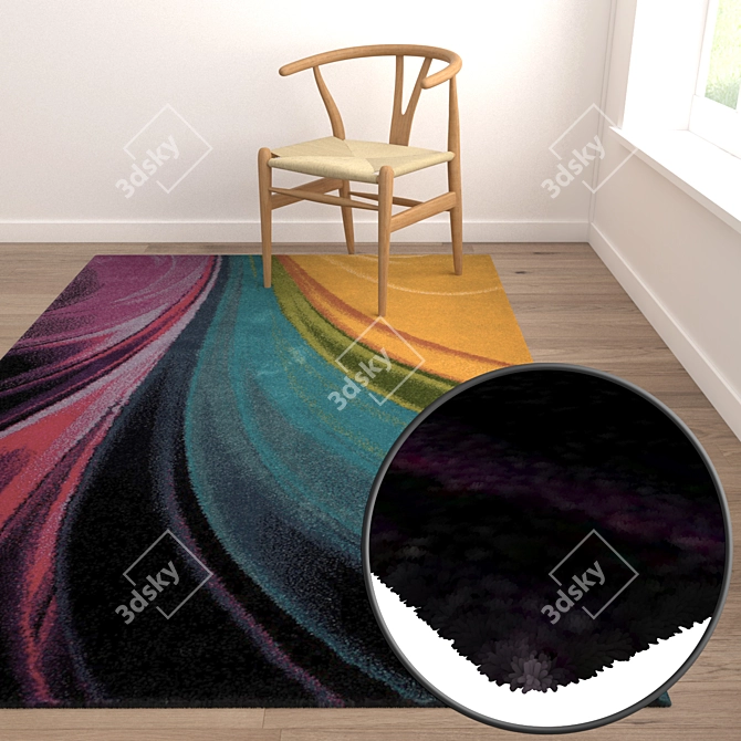 Luxury Carpet Set 2066 3D model image 5