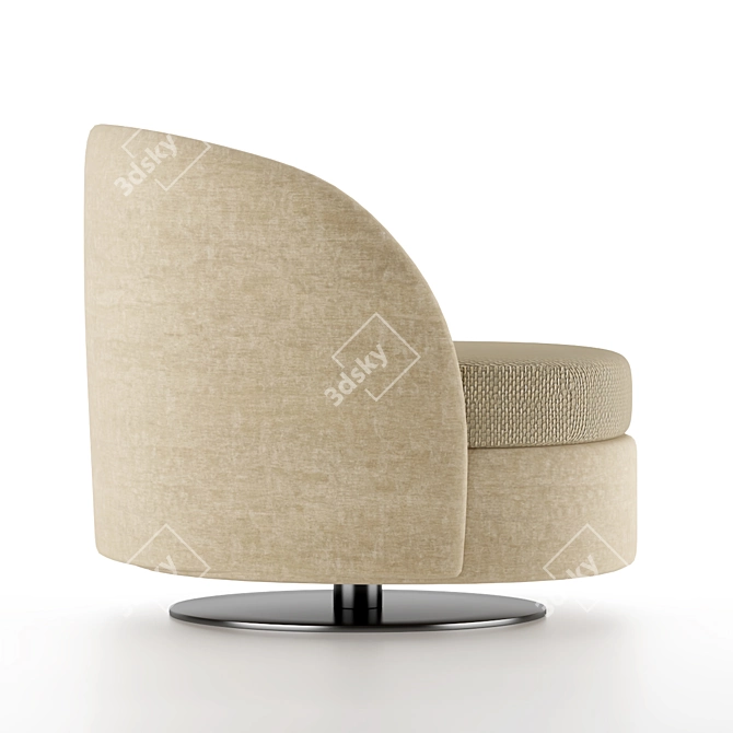 Ashley Bentley Home Armchair - Elegant and Comfortable 3D model image 4