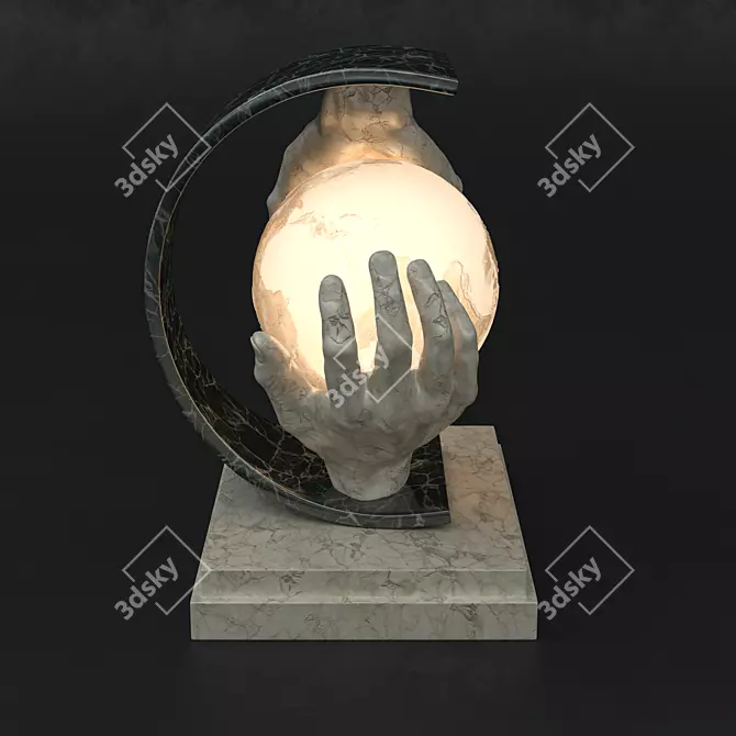 GlobeEmbrace Lamp 3D model image 2