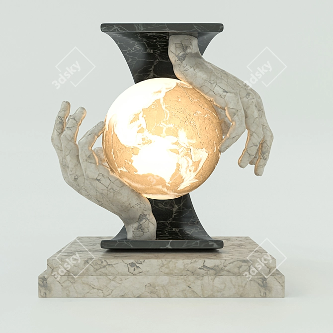 GlobeEmbrace Lamp 3D model image 3