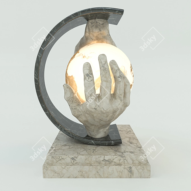 GlobeEmbrace Lamp 3D model image 4