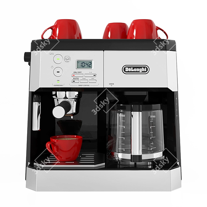 DeLonghi BCO430 All-in-One Coffee Machine 3D model image 3