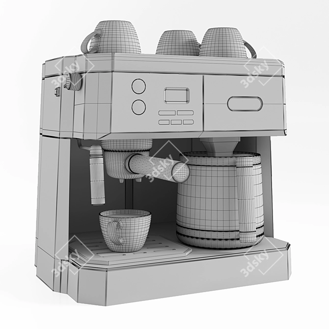 DeLonghi BCO430 All-in-One Coffee Machine 3D model image 5