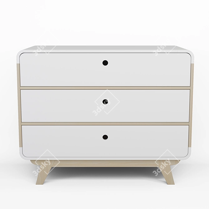 Bubble Dresser - 88x51x110 cm 3D model image 4