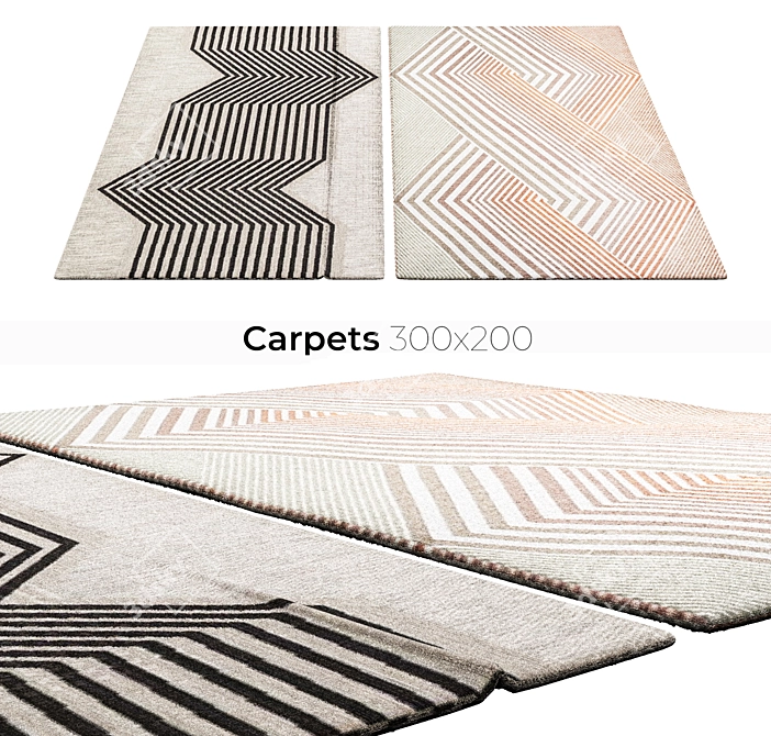 Elevate Your Interior with Carpets 3D model image 1