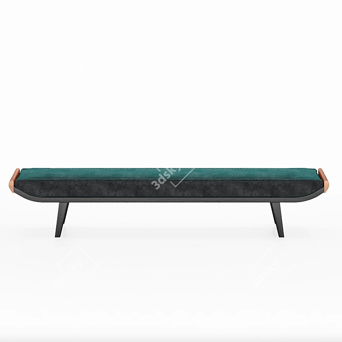 Cleopatra Daybed: Elegant and Versatile Seating 3D model image 4