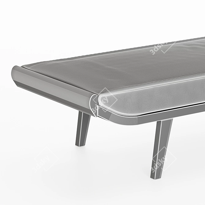 Cleopatra Daybed: Elegant and Versatile Seating 3D model image 6