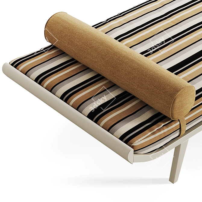 Cleopatra Daybed: Elegant and Versatile Seating 3D model image 8