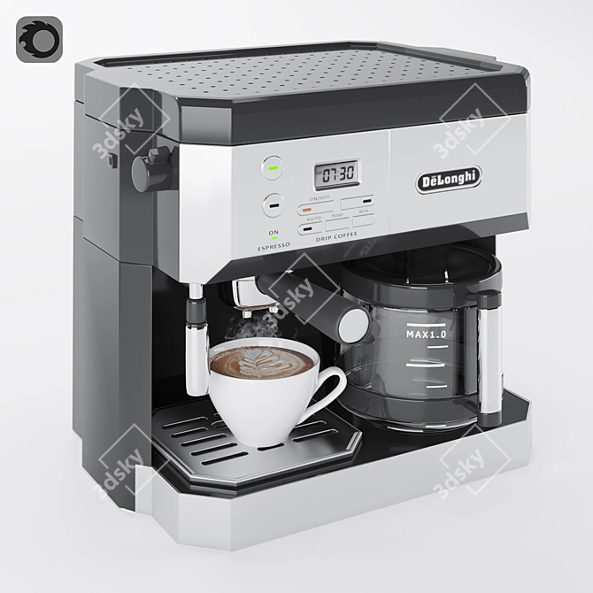 "DELONGHI" Cappuccino & Espresso Coffee Machine - BCO430 3D model image 5