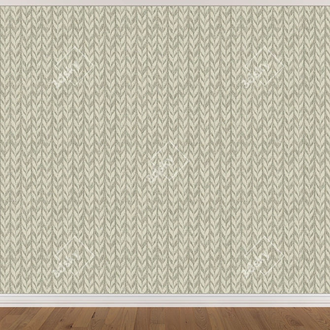 Seamless Wallpaper Set 1588 (3 Colors) 3D model image 3